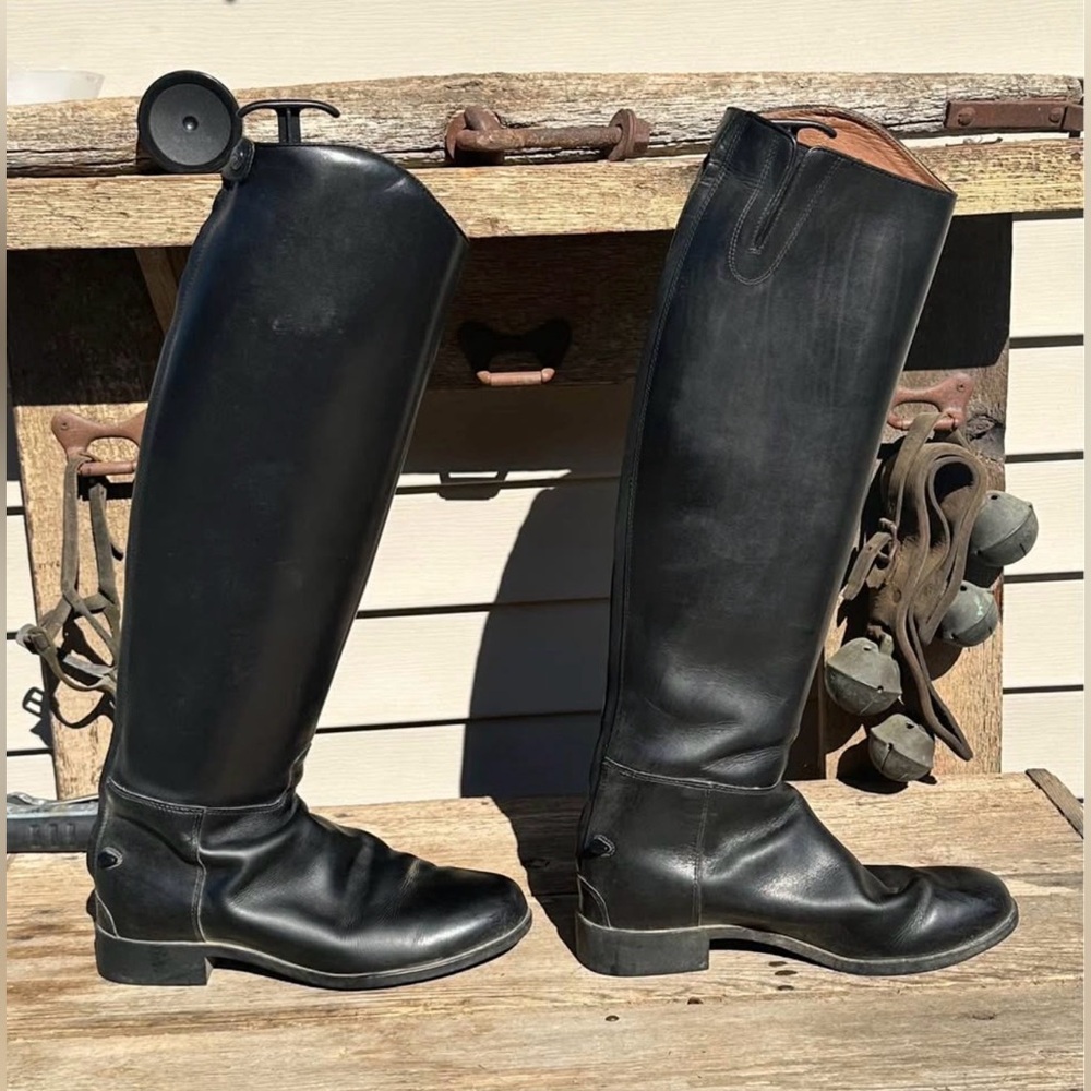 Ladies 8 1/2 Ariat Tall Zip Dress English Boots - Picture 3 of 9